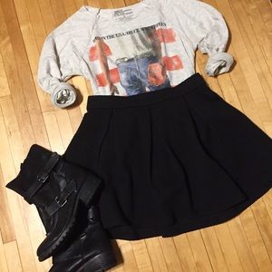 uo silence and noise textured skater skirt